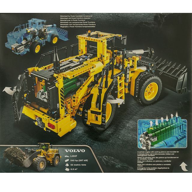 Lego technic 42030 remote controlled volvo l350f wheel load new arrivals
