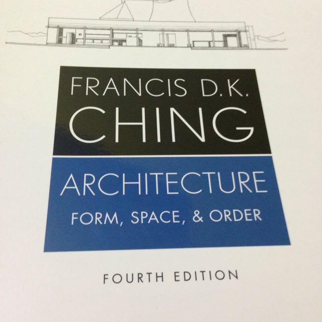 Buka Arsitek Francis Dk Ching Form Space And Order Buku Alat