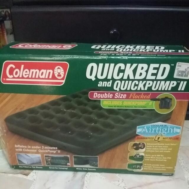 Coleman clearance quickbed double