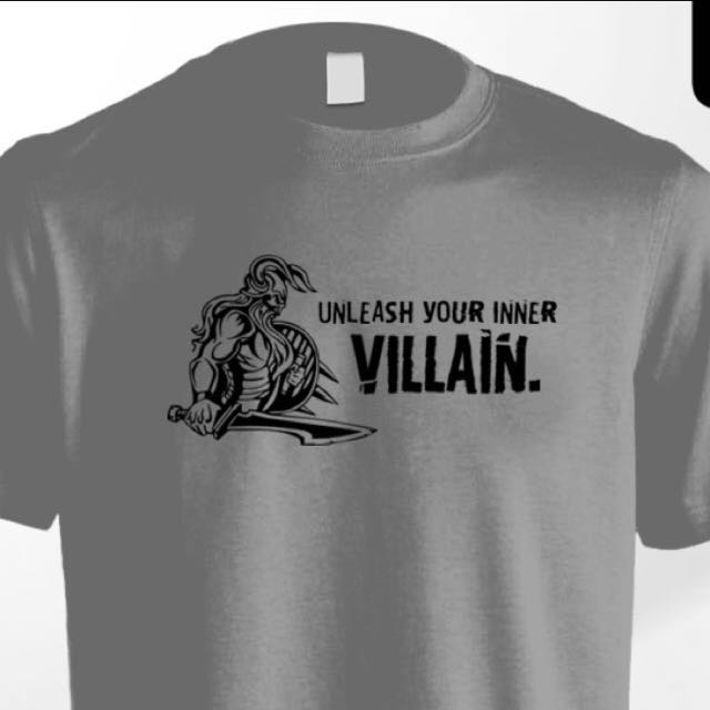 Inner Villain Gym TShirt, Men's Fashion, Activewear on Carousell