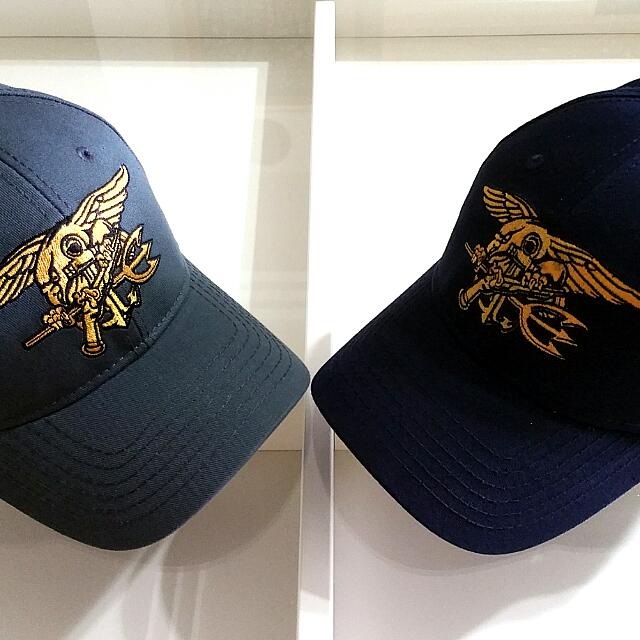 Get Wallpaper Out Of Stock Navy Seal Cap Dark Blue Grey Embroidered Durable For Android Free