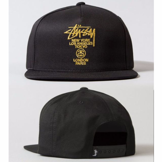 black gold snapback hats