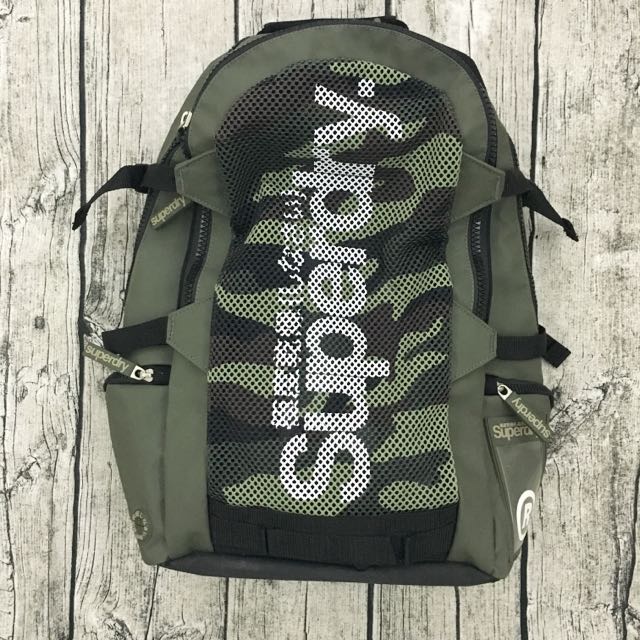 Superdry camo mesh backpack sales