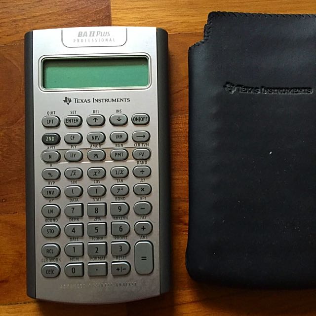 Texas Instruments BA-II Plus Scientific Calculator, Computers & Tech ...