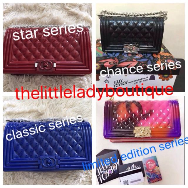 Authentic Jelly Toyboy Hongkong Chain Shoulder and Crossbody Bag, Luxury,  Bags & Wallets on Carousell