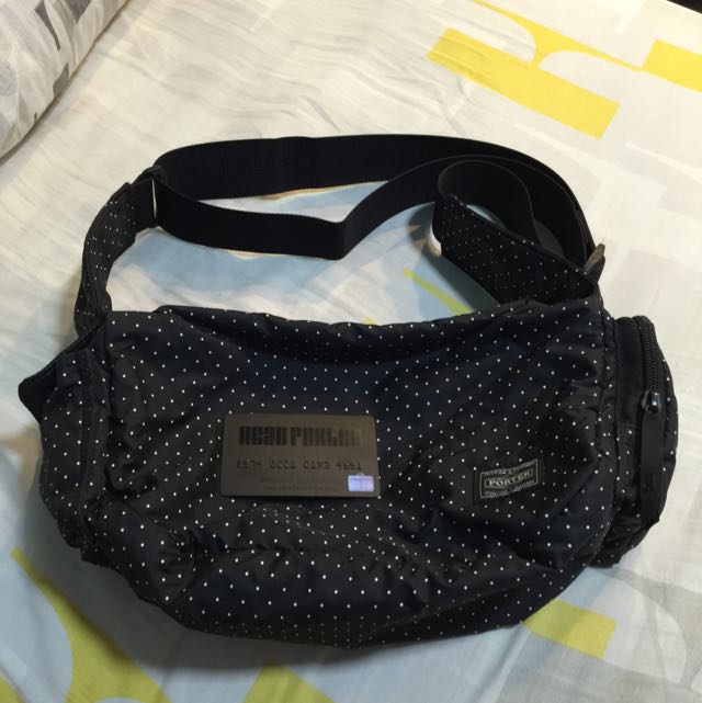 Headporter Zip Shoulder Black Beauty Dot small Item On Reserve