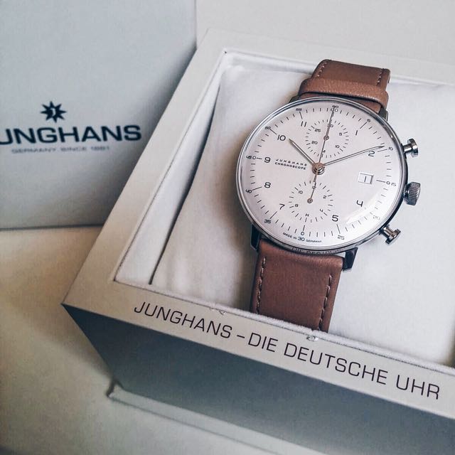 Junghans Max Bill Chronoscope Made in Germany Automatic luxury chronograph watch PRICE REDUCED