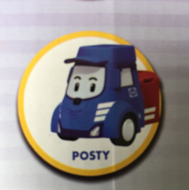 Preloved Robocar Poli Diecast Spooky Tow Truck N Posty Mail