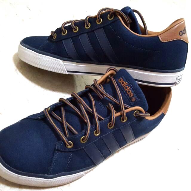 Adidas neo men's daily trainers navy/navy/timber online