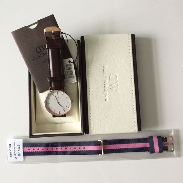 Daniel wellington free strap sale