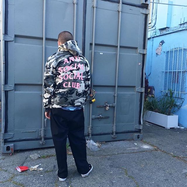 Anti social social club snow cheap camo