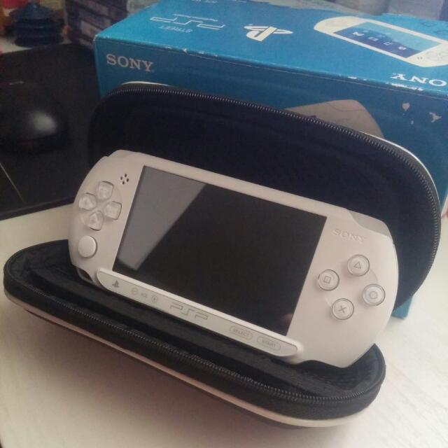 Sony Psp E 1003 Ice White Modified Electronics On Carousell