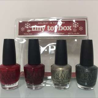 OPI 指甲油4支裝 （tiny Toybox)64168637921409110