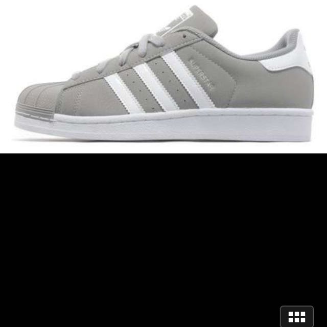 superstar grey and white