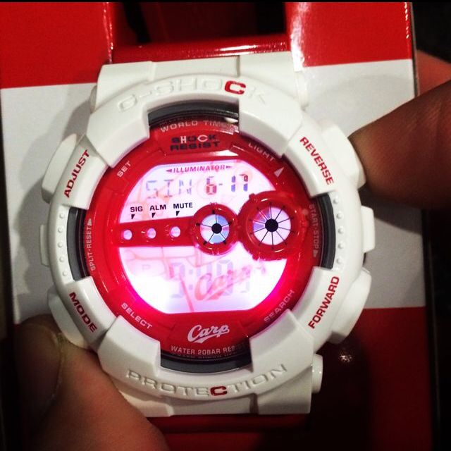 Brand New G-Shock GD100 x Hiroshima Toyo Carp 2015, Luxury