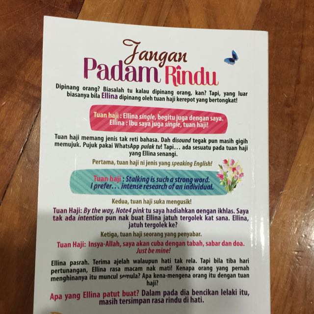 Jangan Padam Rindu Rina Farizq Hobbies Toys Memorabilia Collectibles Fan Merchandise On Carousell