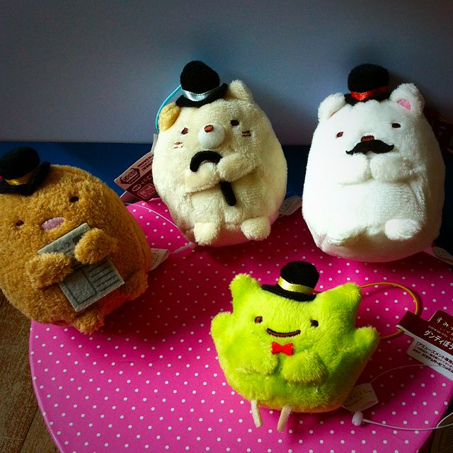 sumikko gurashi plush keychain