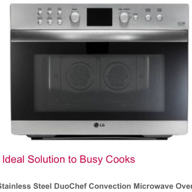 Lg 31l Convection Microwave Oven W Grill Mc8088hrc Home Liances Photo