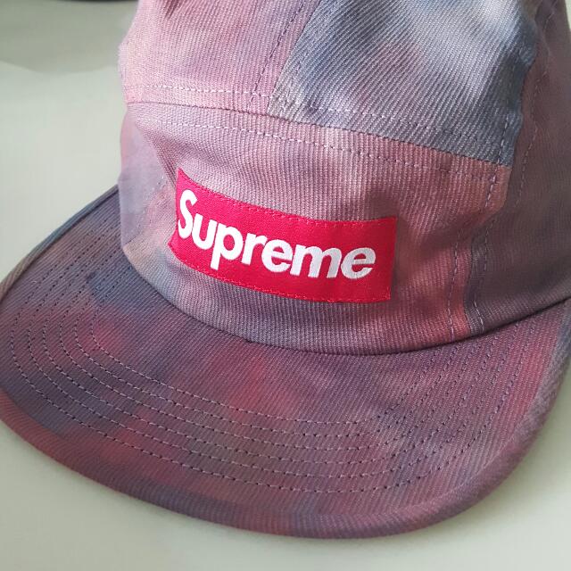 Supreme SS16 Marble Camp Cap