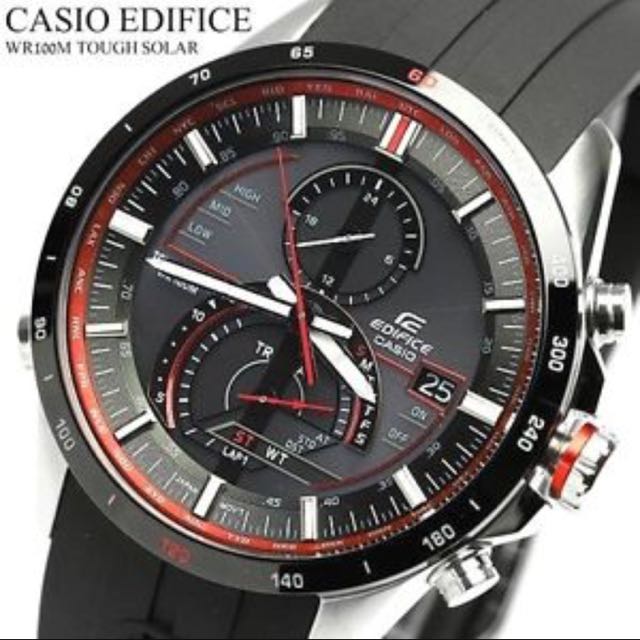 casio edifice tough solar wr100m