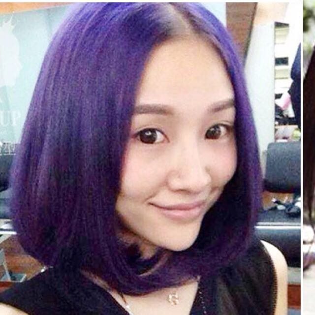 Purple Temporary Hair Dye Women S Fashion On Carousell