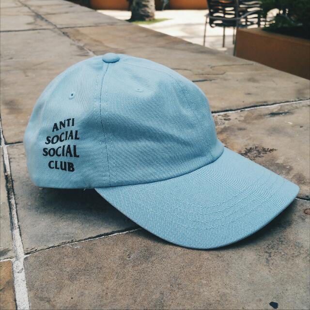ANTI SOCIAL SOCIAL CLUB BABY BLUE WEIRD CAP Men s Fashion Tops