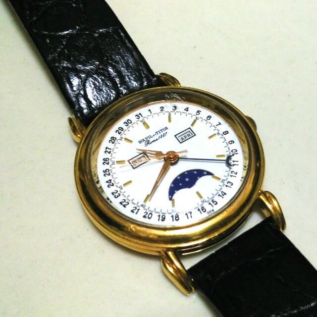 Solvil et titus store moonphase automatic men's watch