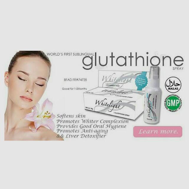 Whitelight Glutathione Sublingual Spray, Beauty & Personal Care, Face, Face  Care Products on Carousell
