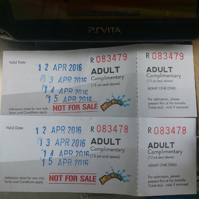 Wild n Out Schedule Wild Wild Wet Tickets and LinkPoints are: Non-Refundable - Non-Exchangeable for Cash - Non-Transferable; All rates are inclusive of prevailing GST. Ticket rates include access to all attractions & rides (Safety, health, height & physical restrictions apply). Age verification is required for special concessionary rates.