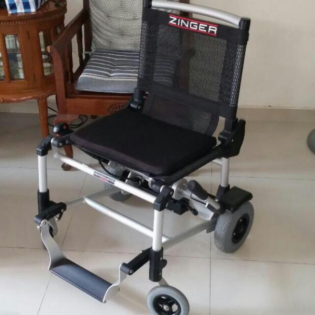 Zinger Ultralight Foldable Electric Wheelchair, Everything Else on