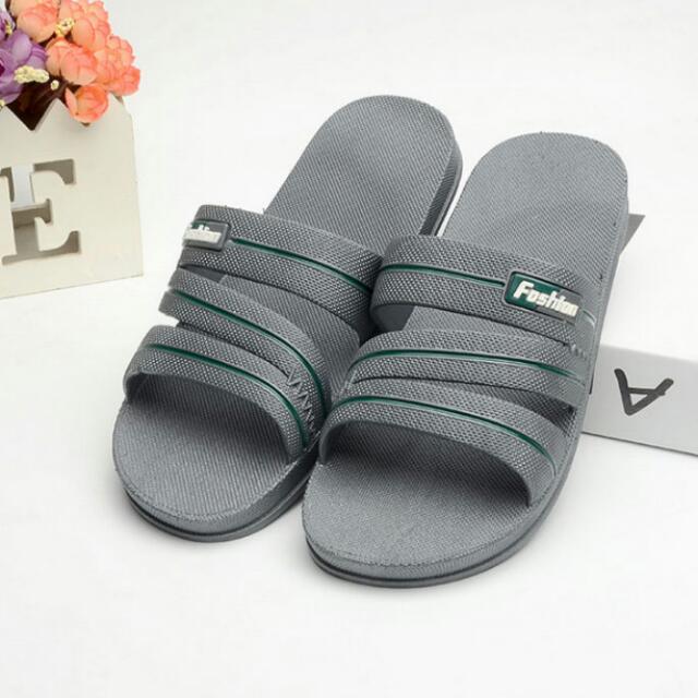 2016 Summer Brand Slippers Men s Sandals PVC Shoes Man Thick