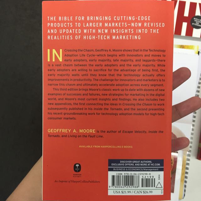 Crossing The Chasm 3rd Edition Marketing And Selling Disruptive