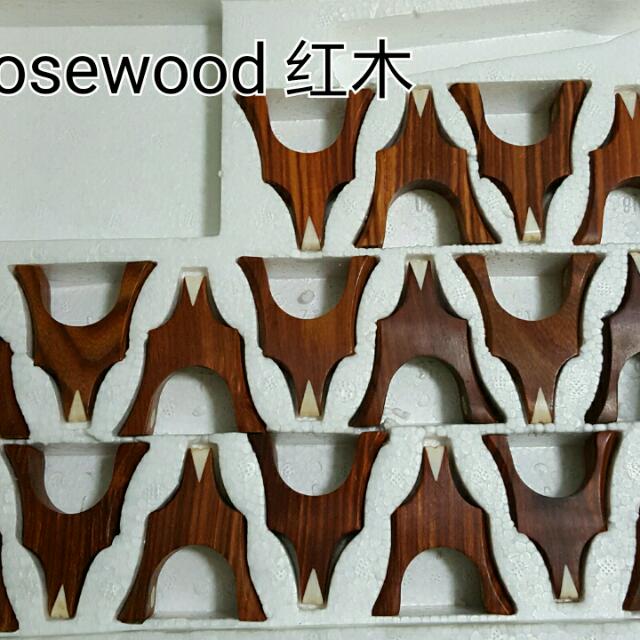 Guzheng Bridges Set (Rosewood & Black Sandalwood) 古筝琴码 (红木与黑檀木
