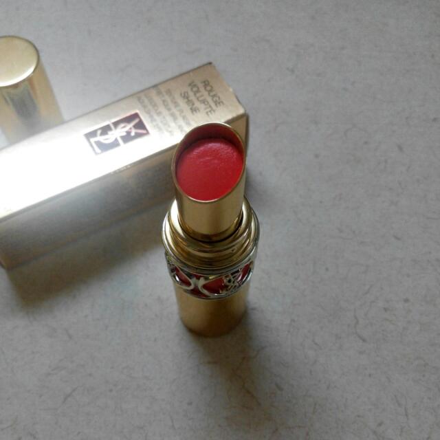 YSL Rouge Volupte Shine 14 Beauty Personal Care Face Face Care on Carousell