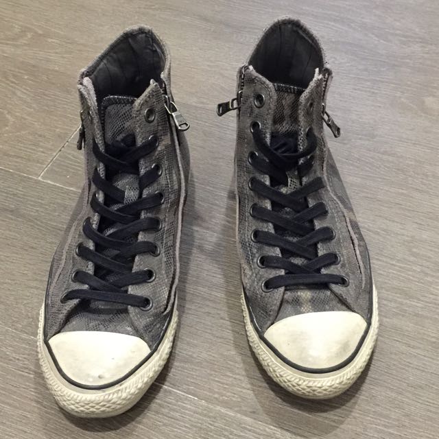 Converse X by John Varvatos Chuck Taylor Double Zip Hi, Men's Fashion on  Carousell