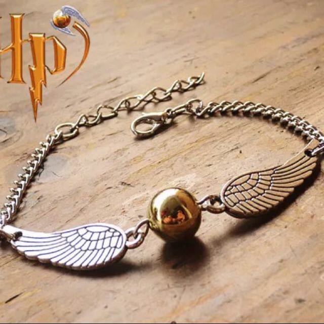 Golden snitch bracelet sale