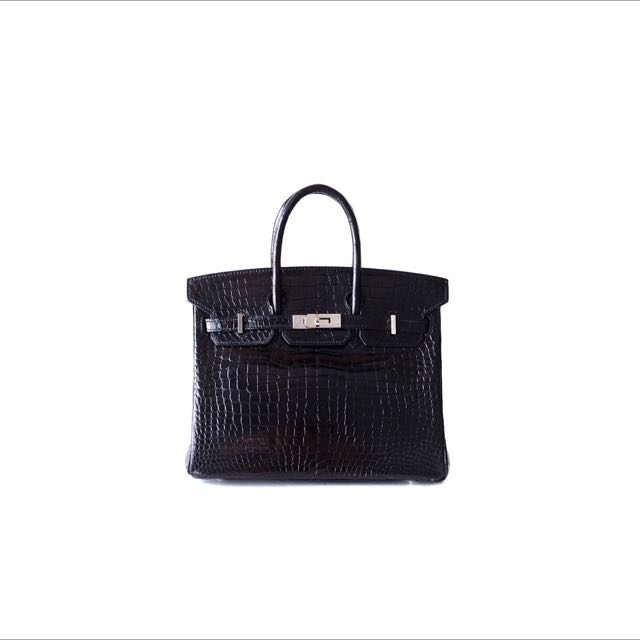 Hermes Birkin Black Togo 25cm, Luxury, Bags & Wallets on Carousell