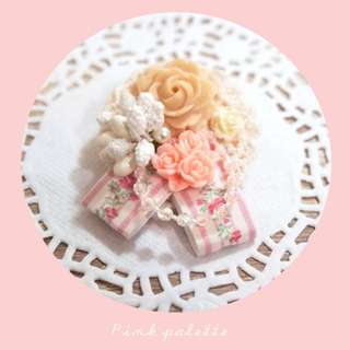 森系手作樹脂花卉胸針