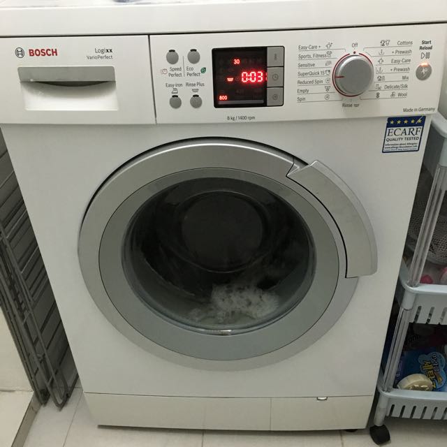 Bosch 8kg Washer WAS28448SG Made In Germany, TV & Home Appliances