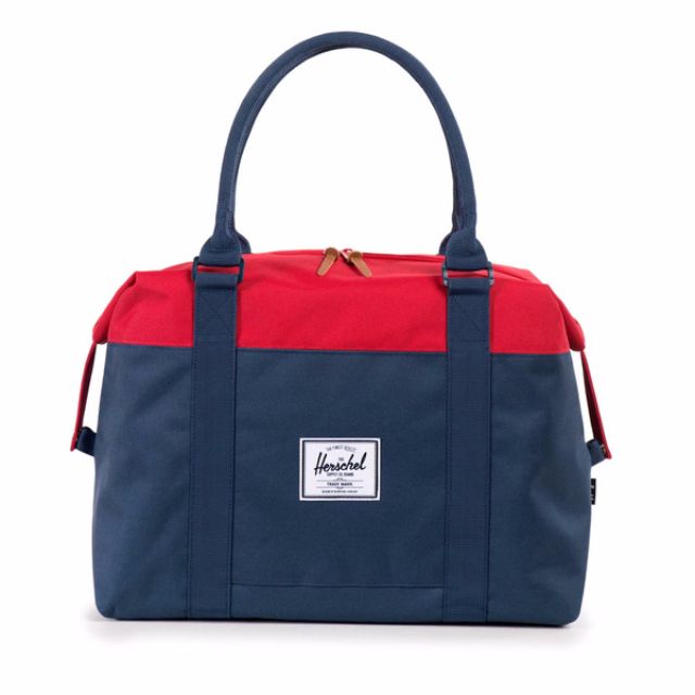 Herschel Strand Duffle Bag Navy Red Women s Fashion Bags Wallets Tote Bags on Carousell