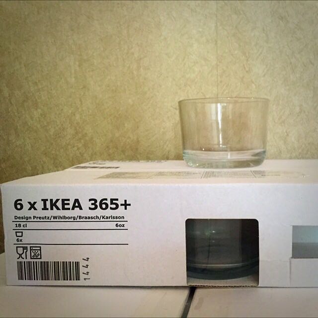 IKEA 365+ Mug, clear glass, 8 oz - IKEA