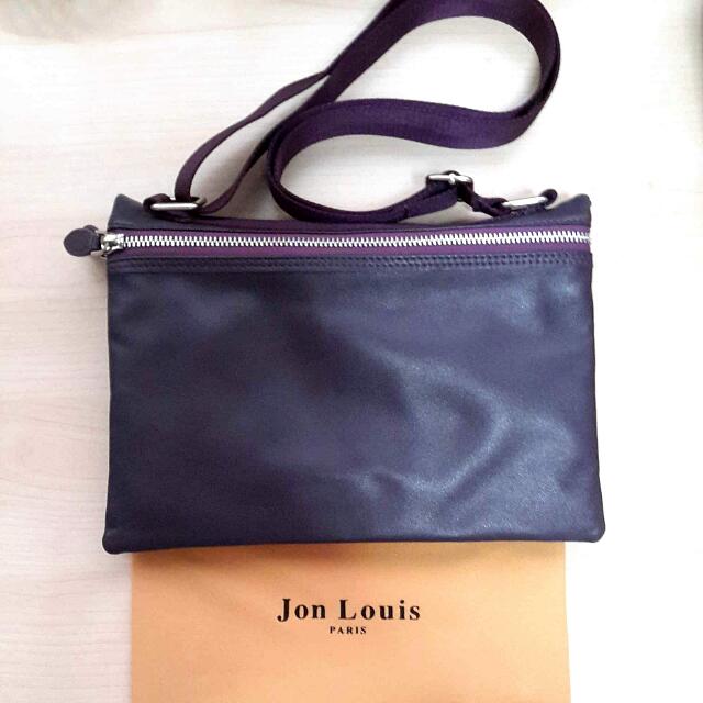 tas sling-bag Jon Louis Black Samantha Sling Bag