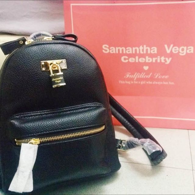 Samantha Vega backpack Women s Fashion Bags Wallets Backpacks on Carousell