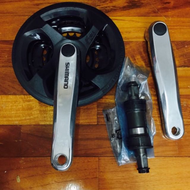 (Pending for Collection) Shimano FC-M131 Crank w/ Shimano BB, Sports ...