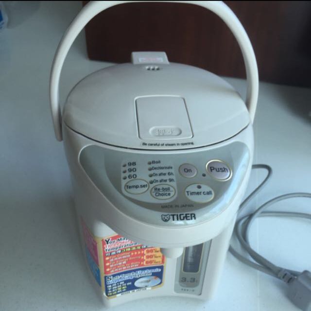 Tiger Hot water dispenser pot, TV & Home Appliances, Kitchen Appliances,  Kettles & Airpots on Carousell