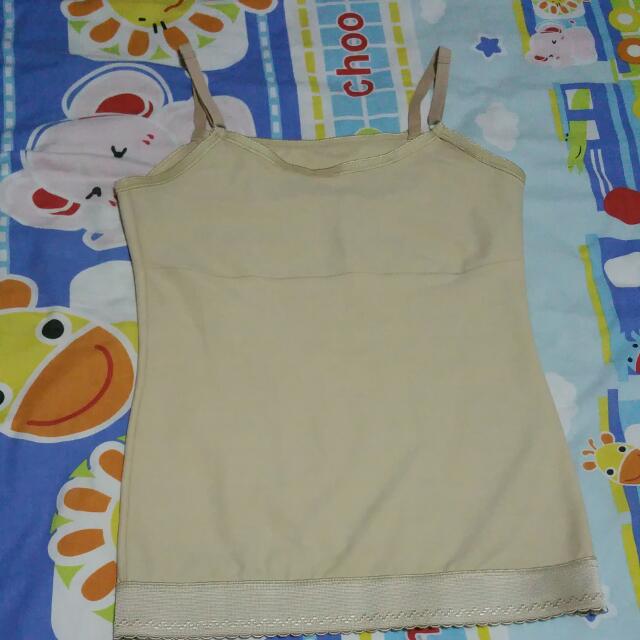 Women's Tummy Control Layering Tank Top - Smoothing Cotton Spandex Racerback Camisole