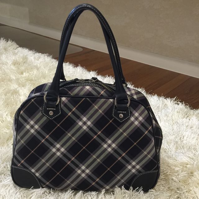 Burberry Blue Label Bowling Bag made In Japan Women s Fashion Bags Wallets Cross body Bags on Carousell