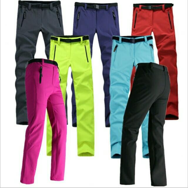 Snow Ski Pants for Women - Women's Fleece Lined Waterproof Windproof  Outdoor Hiking Thicken Insulated Pants