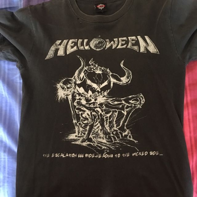 Helloween Band Tee Everything Else On Carousell