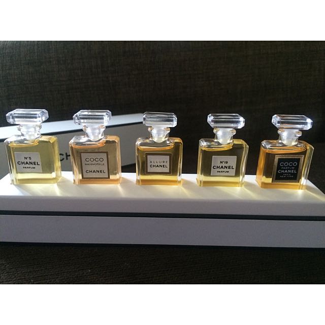 Reserved New Chanel Fragrance Wardrobe 5x Parfum Set Health